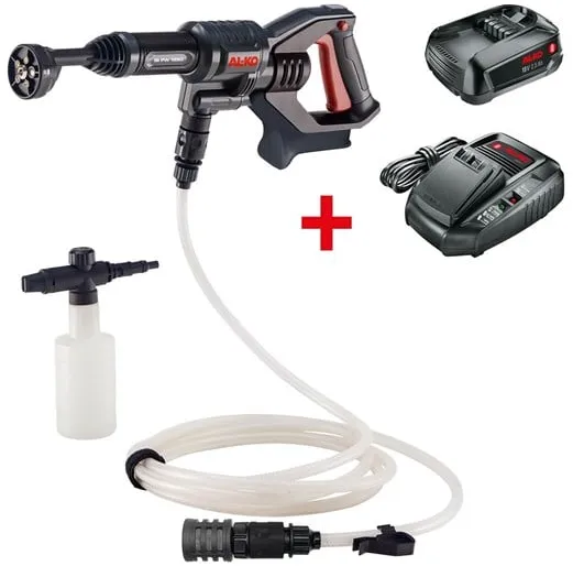 Nettoyeur haute pression sans fil AL-KO PW 1850 18 V avec batterie et chargeur