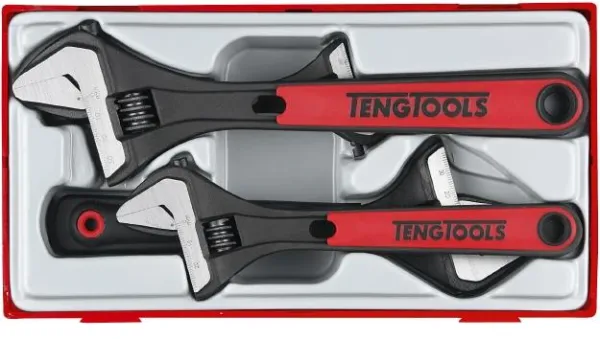 Teng Tools jeu de clés à molette réglables TTADJ04 avec 4 pièces